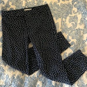 Polka dot! Slim fit Cropped Capris